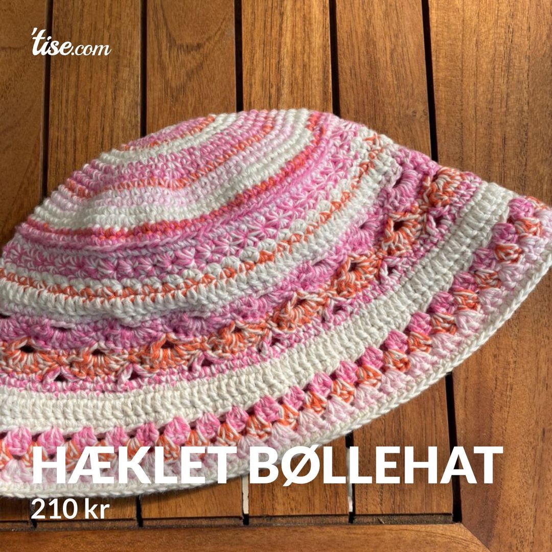 Hæklet bøllehat