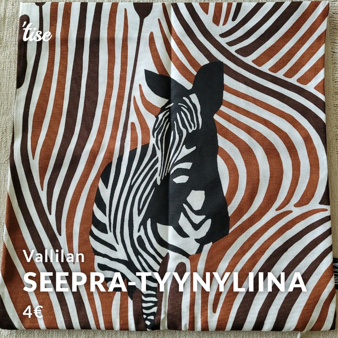 Seepra-tyynyliina