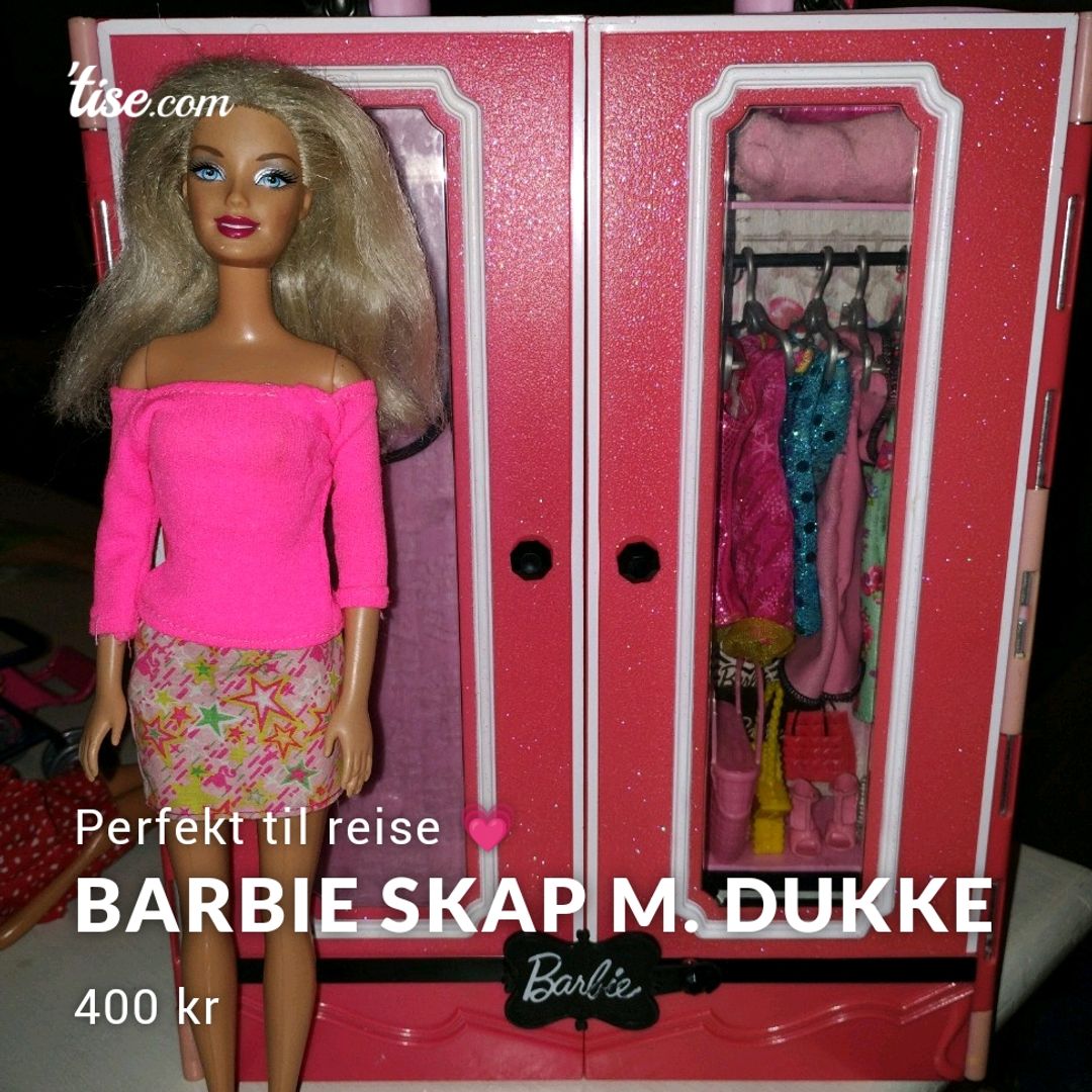Barbie Skap M Dukke