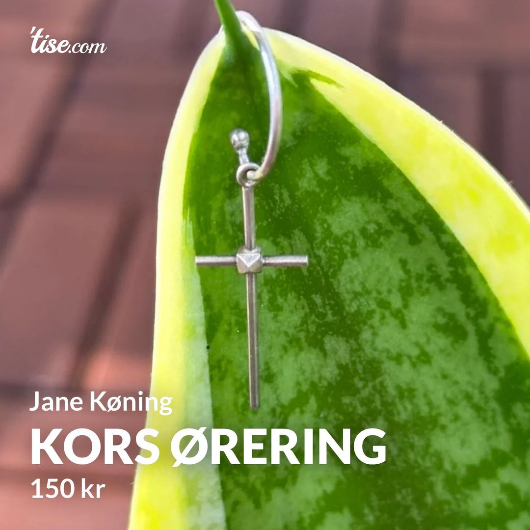 Kors ørering