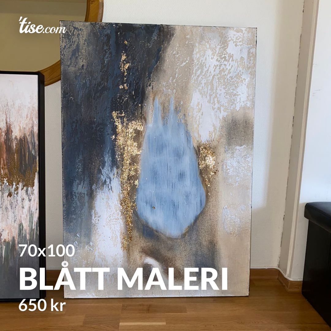 Blått maleri