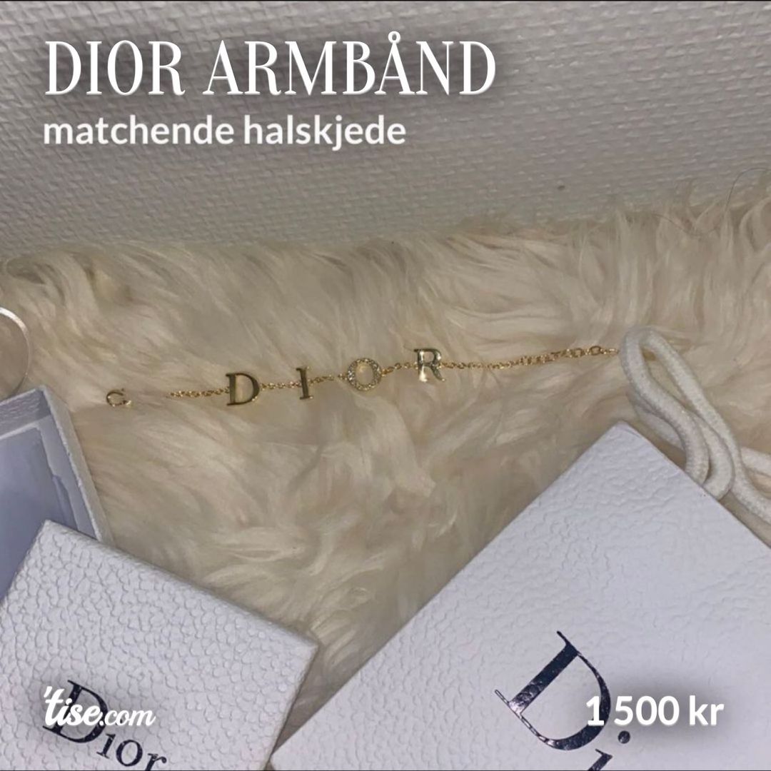 Dior armbånd