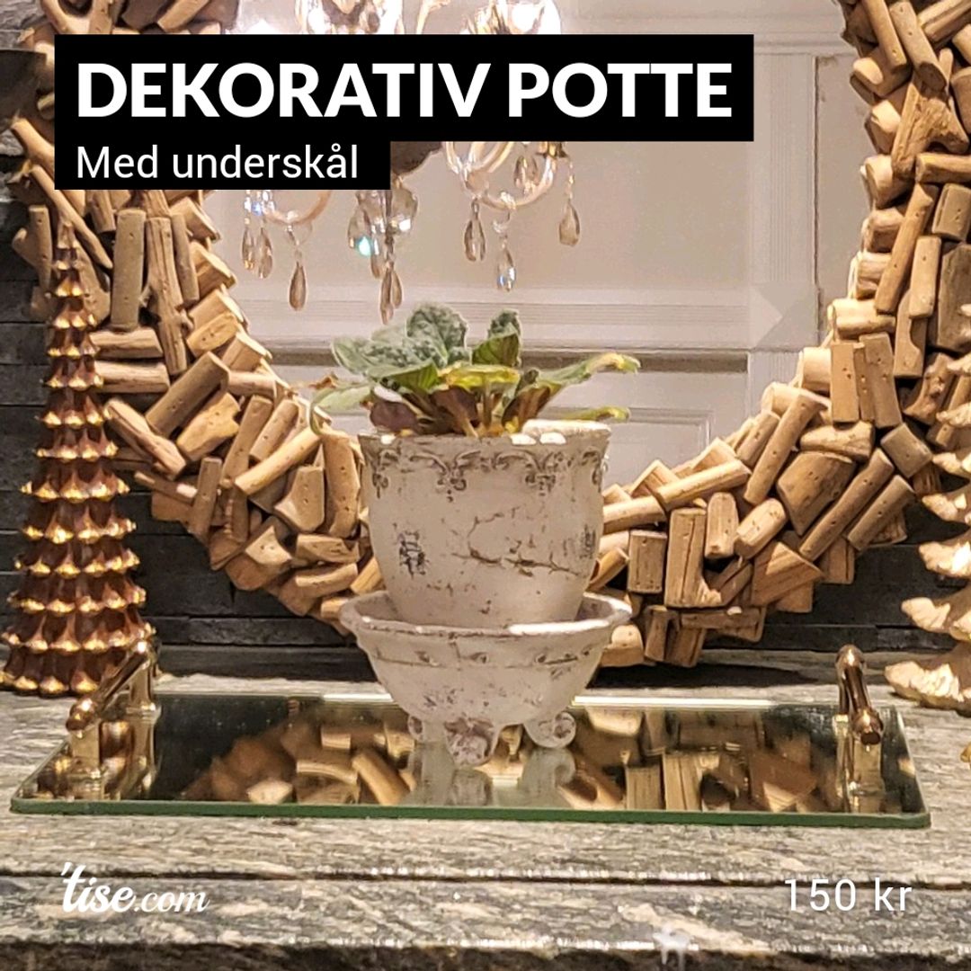 Dekorativ Potte