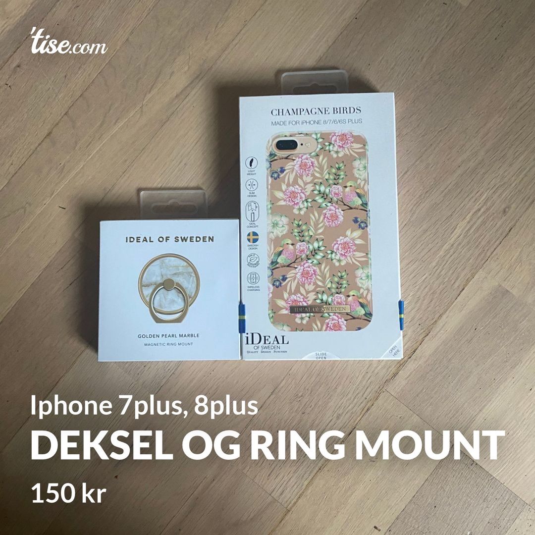 Deksel og ring mount