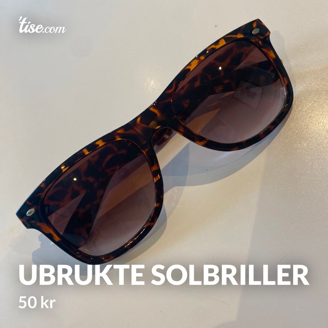 Ubrukte solbriller