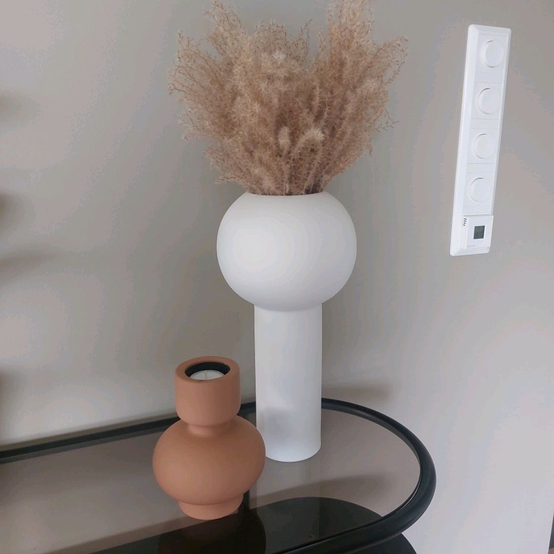 Vase m/strå