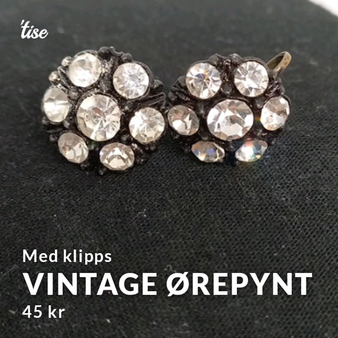 Vintage Ørepynt