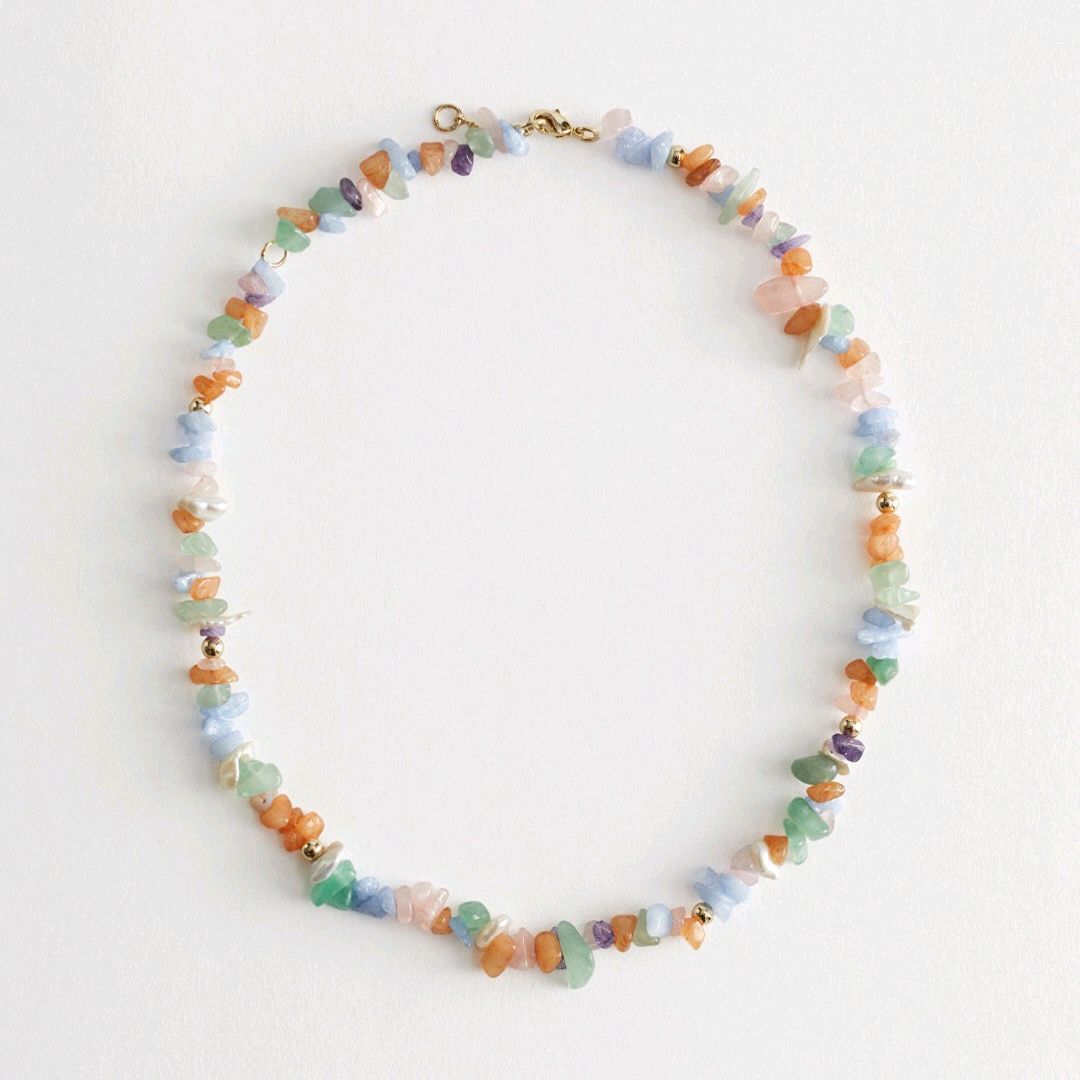 Gemstone necklace