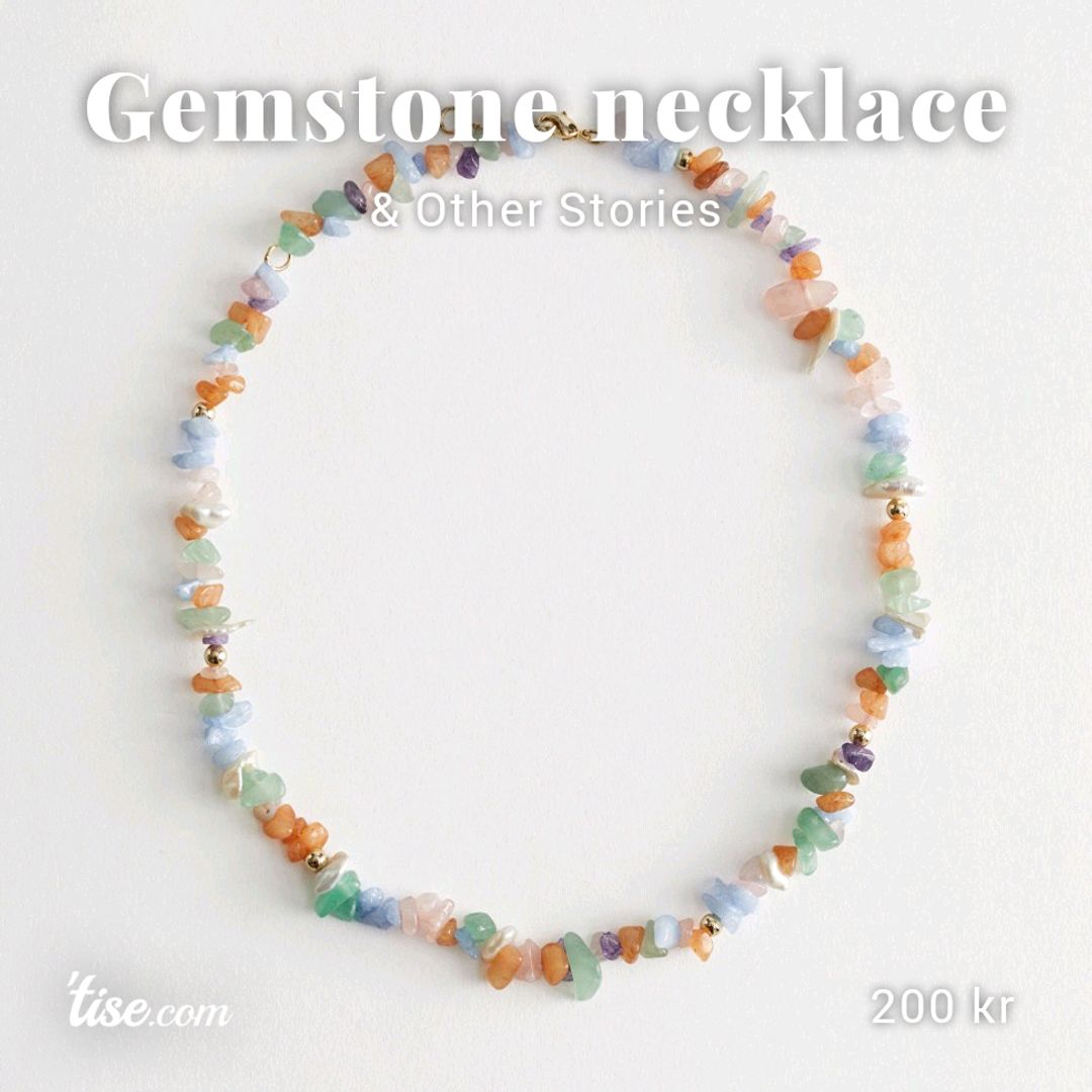 Gemstone necklace