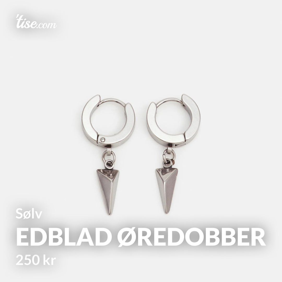 Edblad øredobber