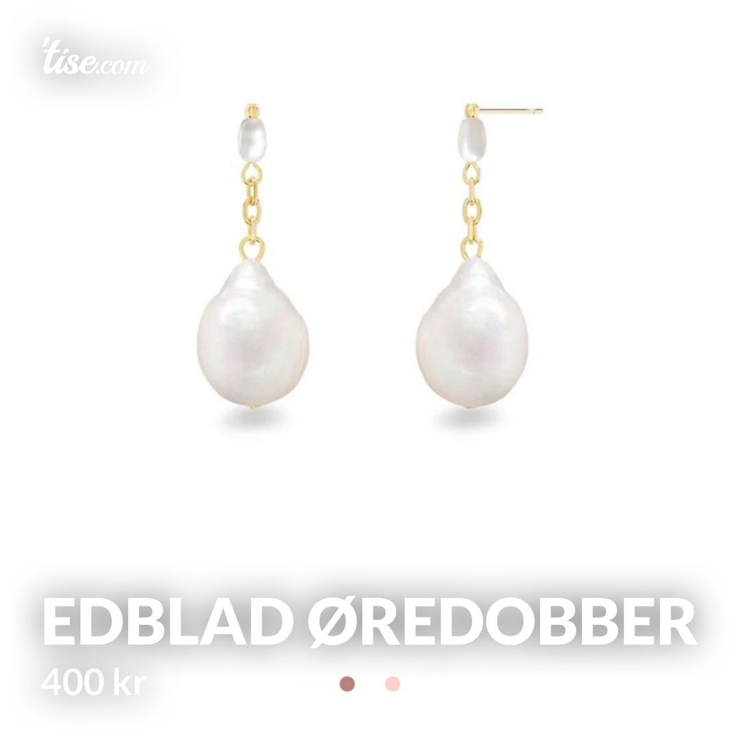 Edblad øredobber