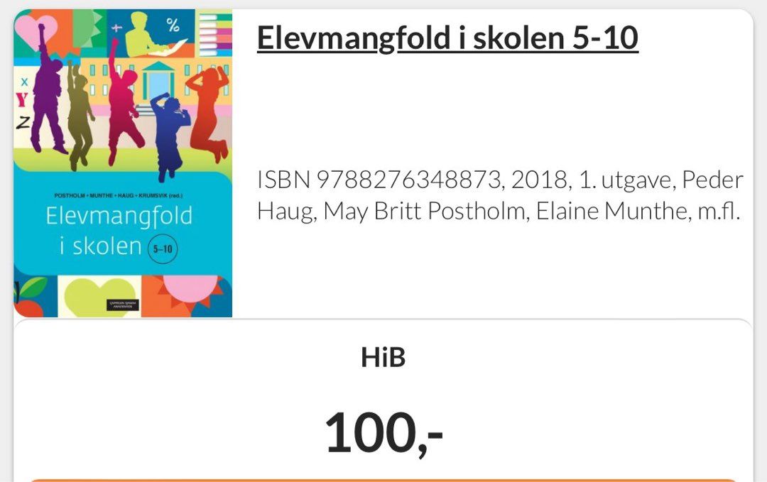 Elevmangfold i skole