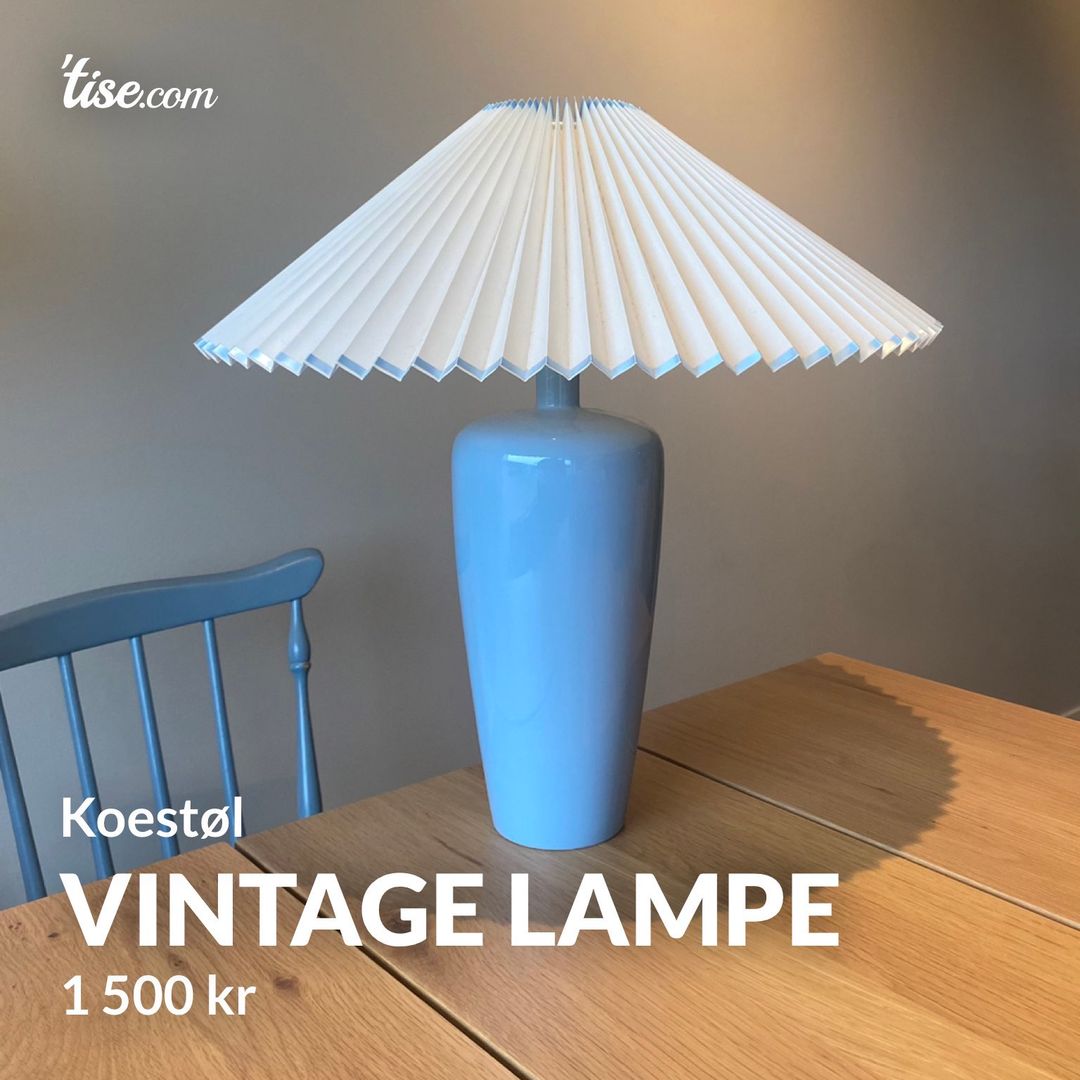 Vintage lampe