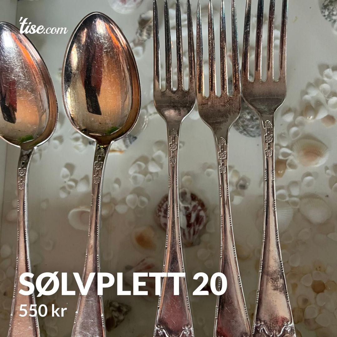 Sølvplett 20