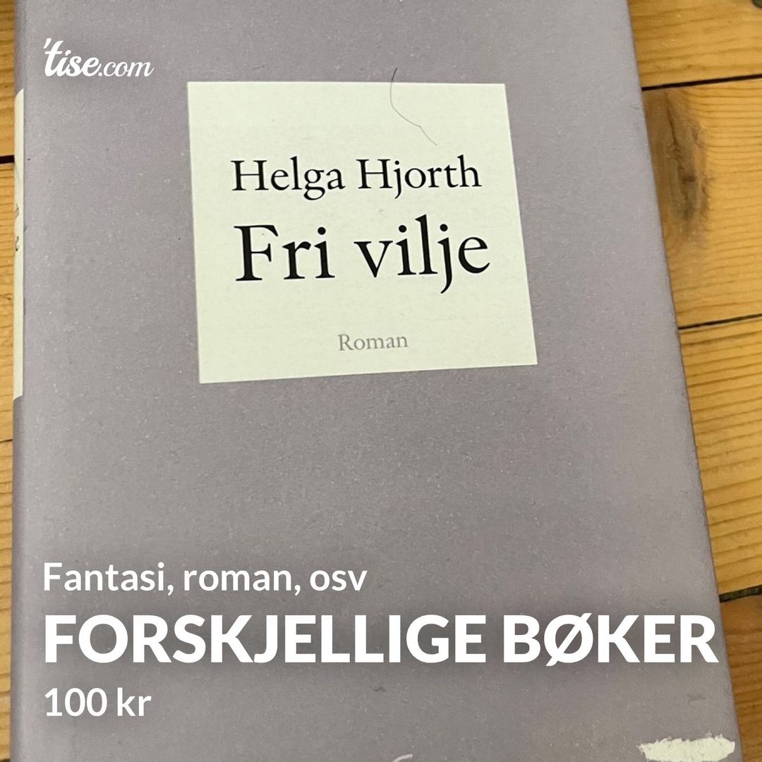 Forskjellige bøker