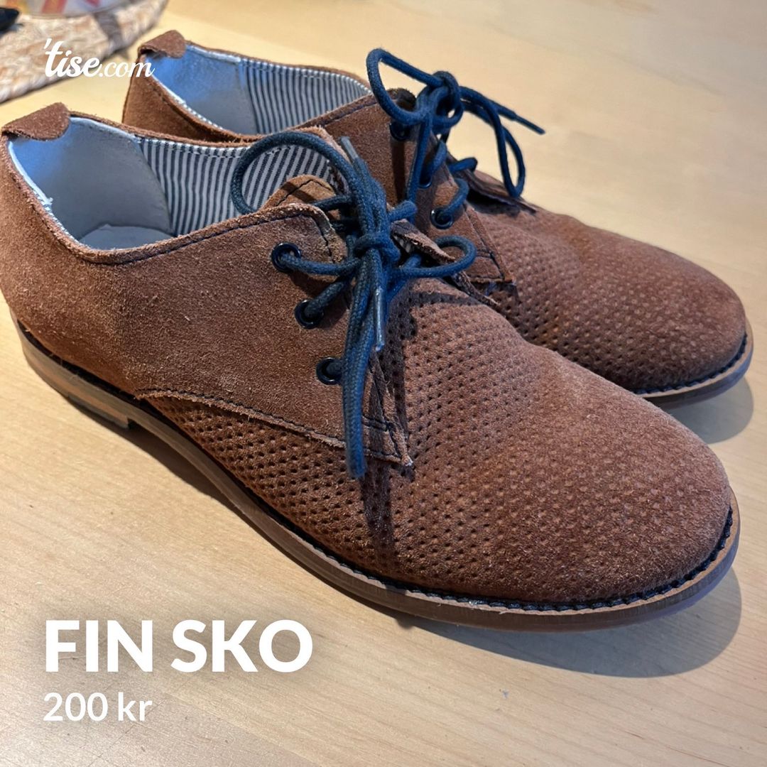 Fin sko