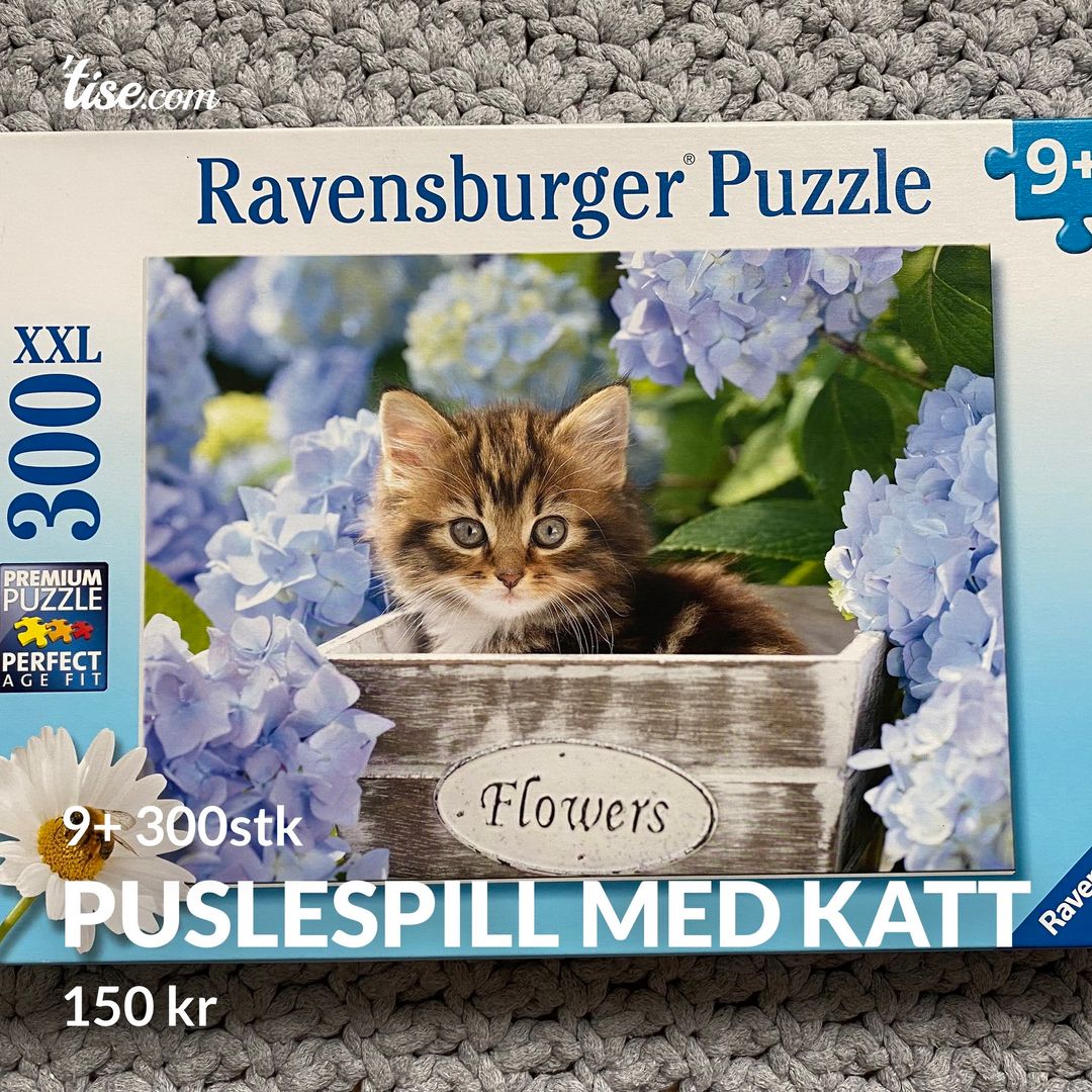 Puslespill med katt