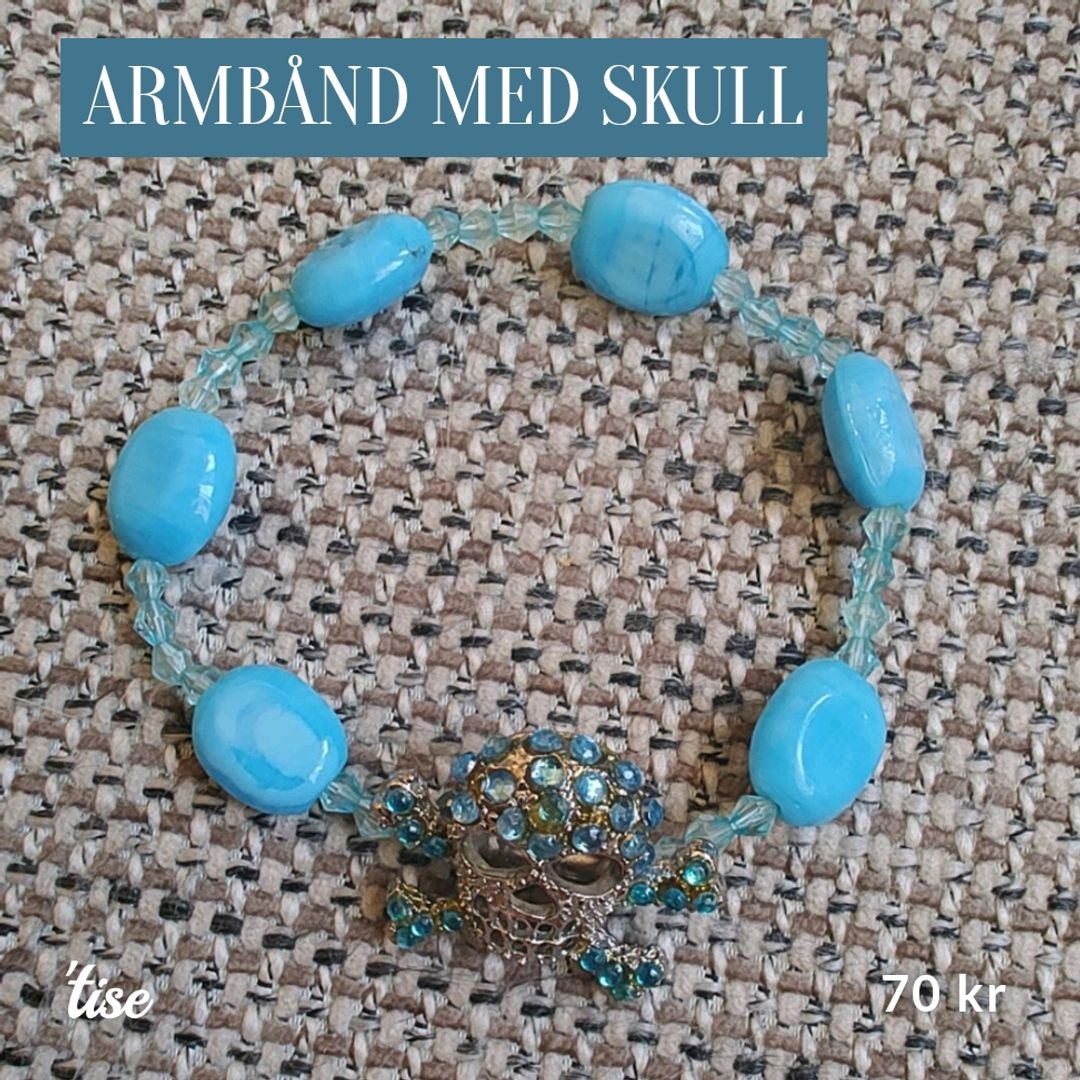 Armbånd Med Skull