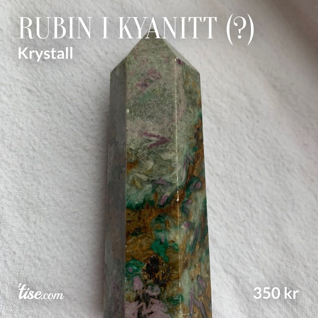 Rubin i kyanitt (?)