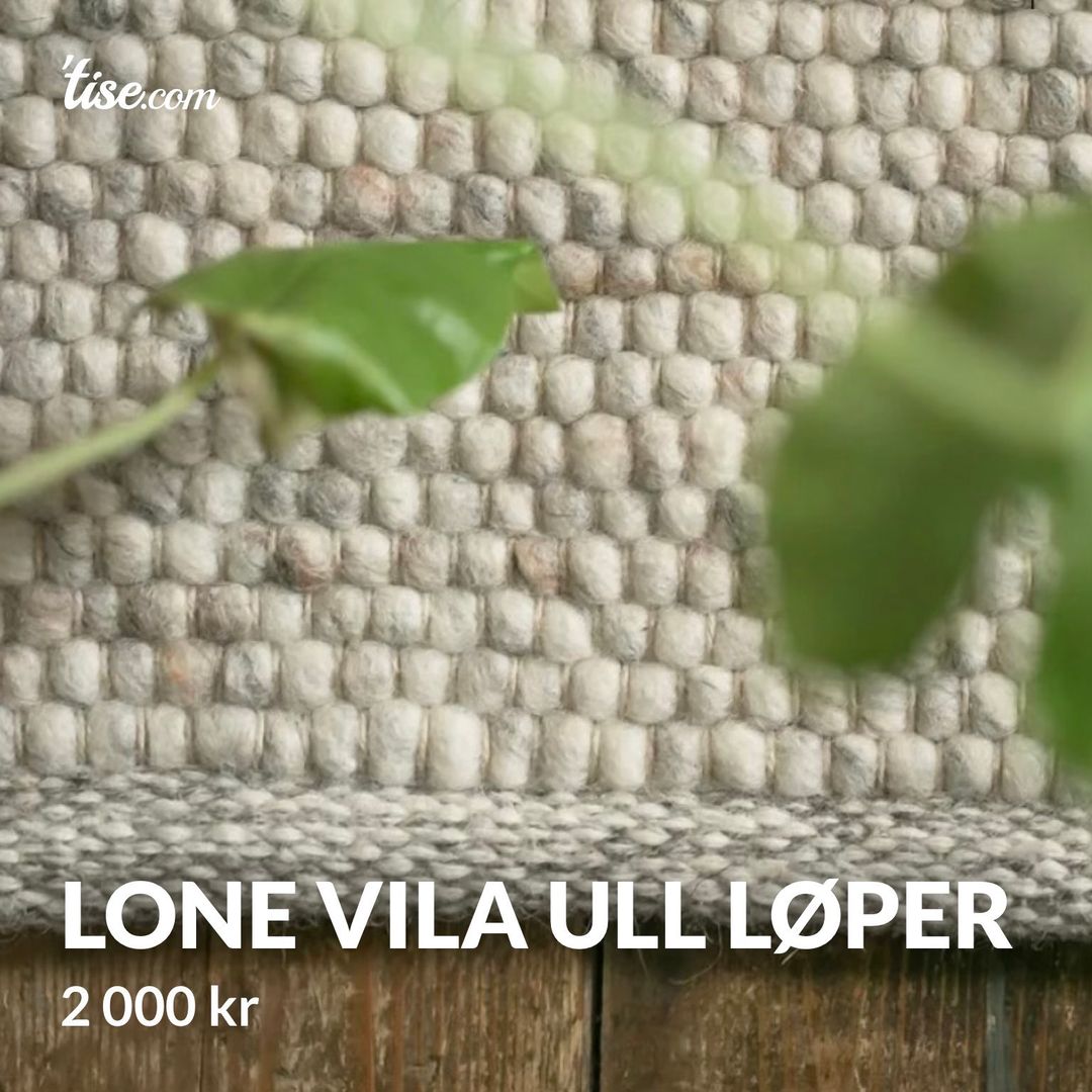 Lone Vila ull løper