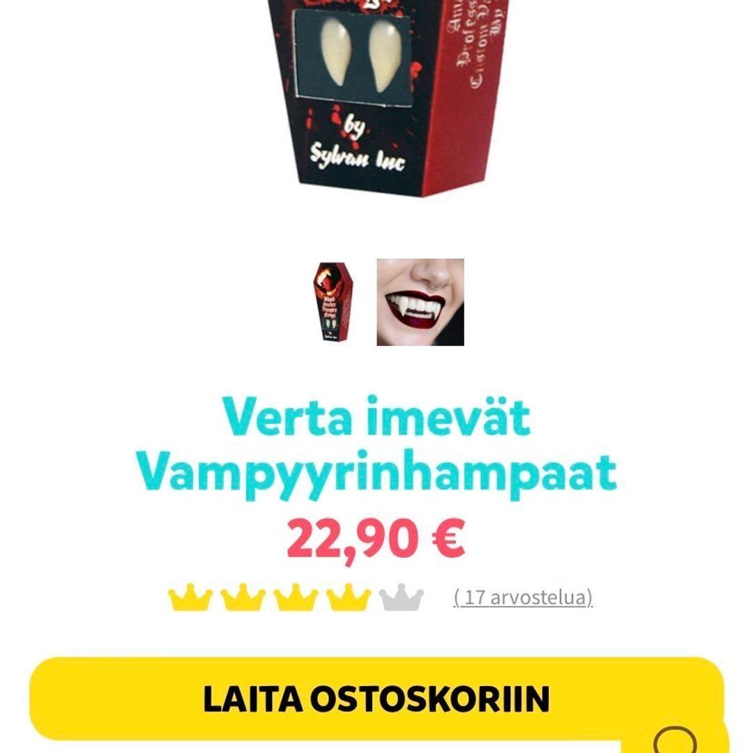 vampyyri hampaat