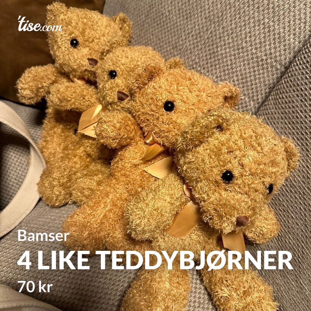 4 like Teddybjørner