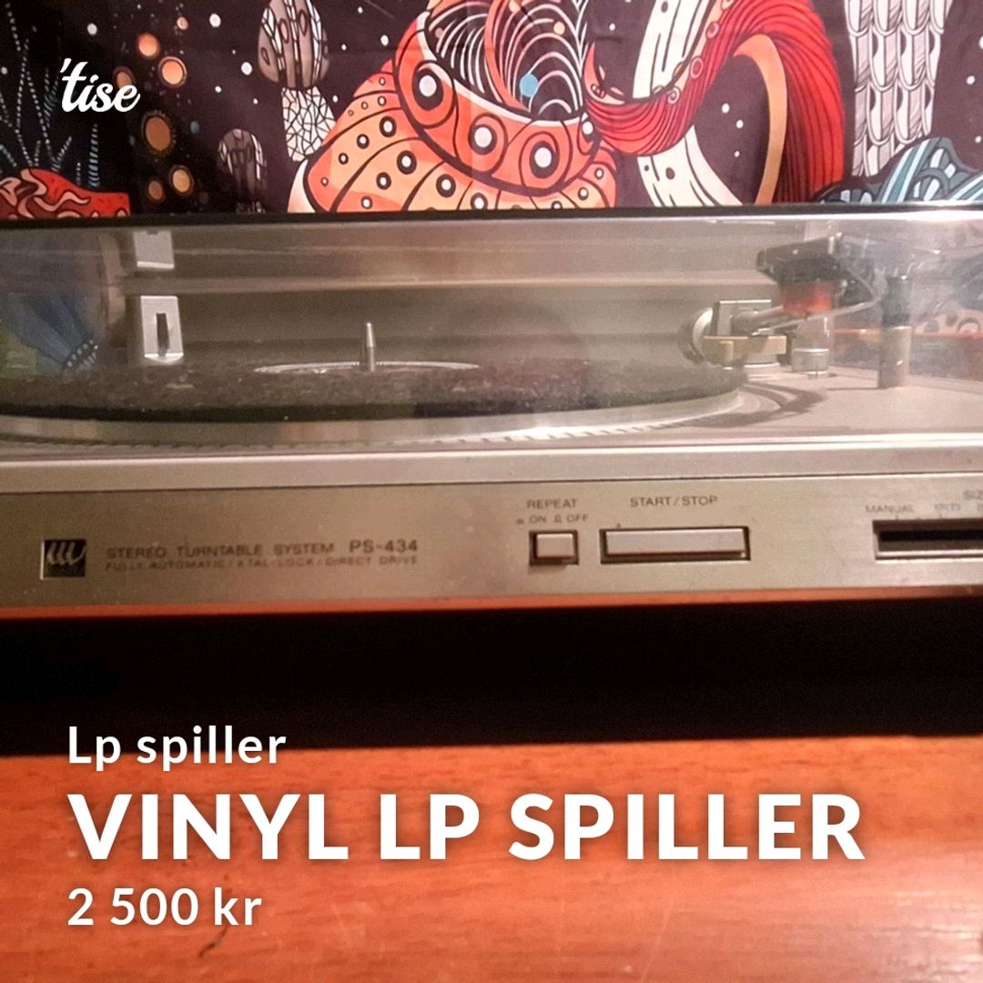 Vinyl LP spiller