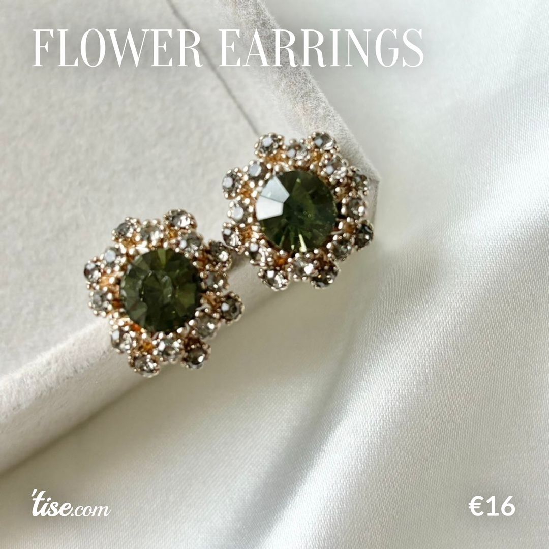 Flower earrings