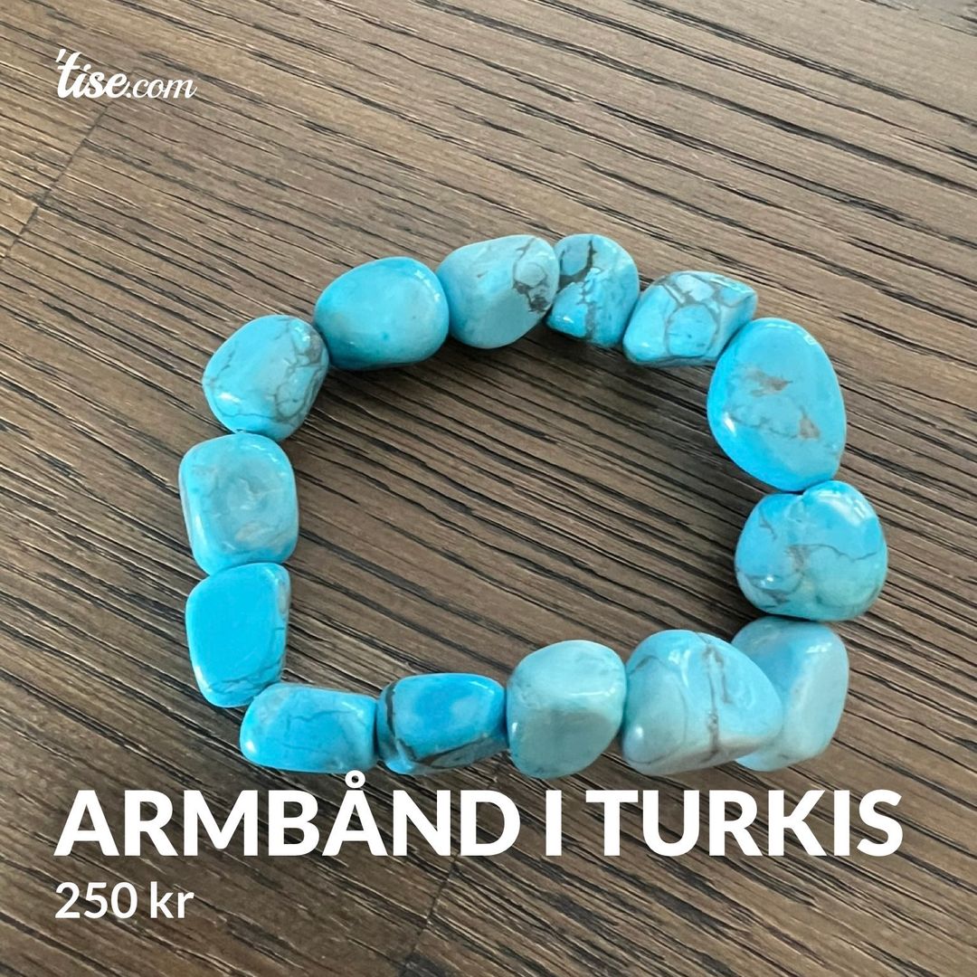 Armbånd i turkis