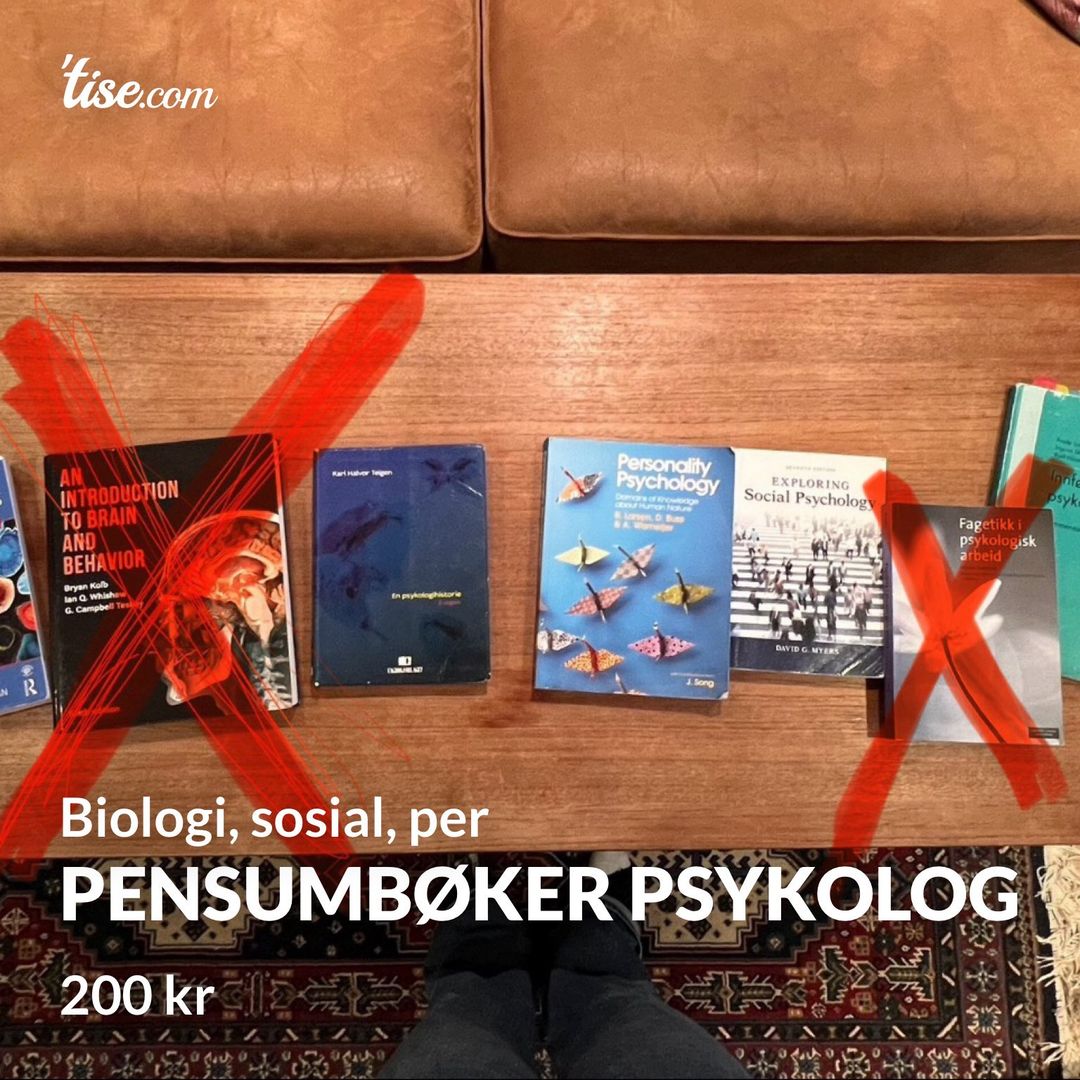 Pensumbøker psykolog