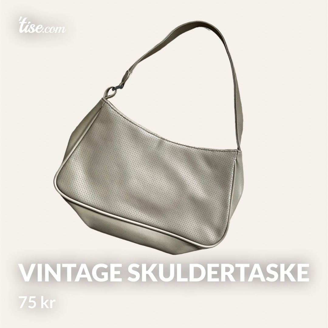 Vintage skuldertaske