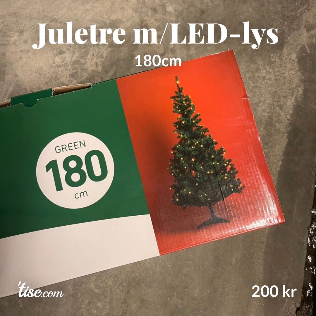 Juletre m/LED-lys