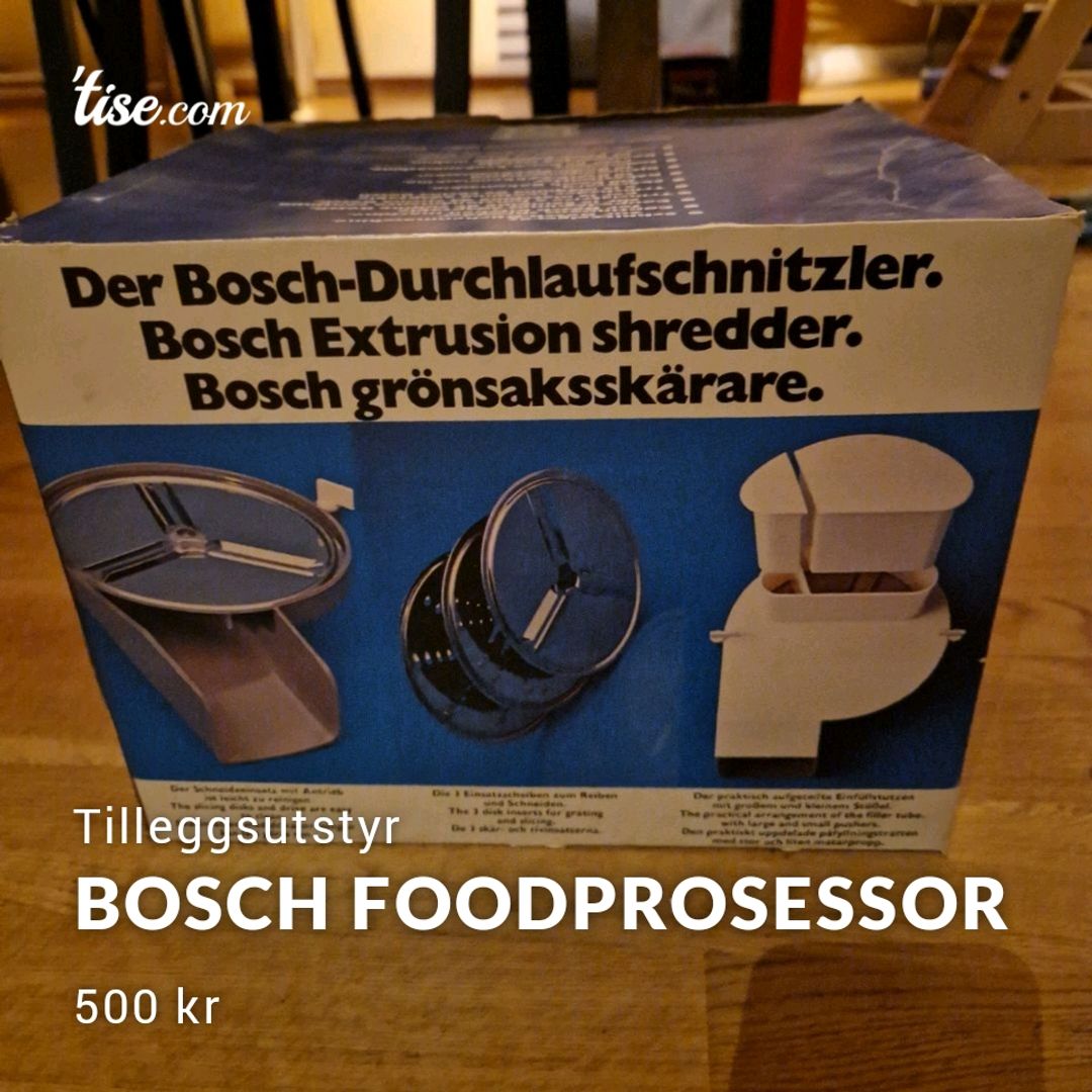 Bosch foodprosessor