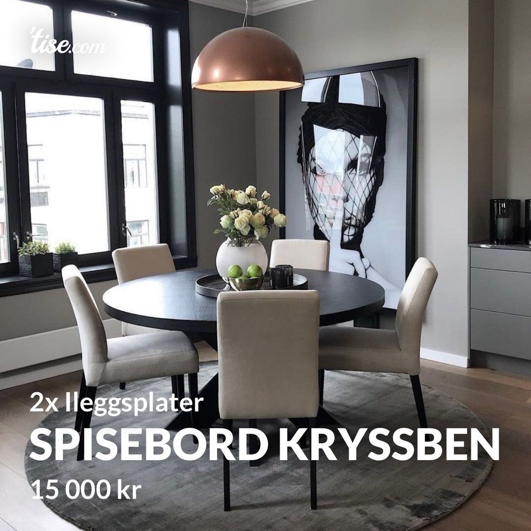 Spisebord kryssben