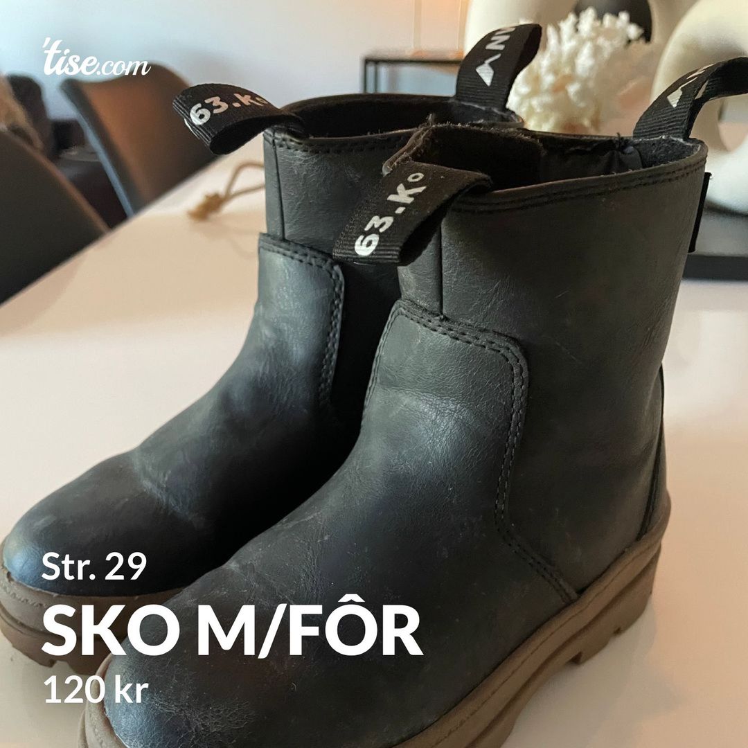 Sko m/fôr