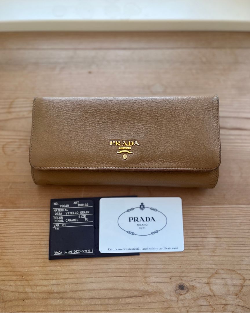 Prada long wallet