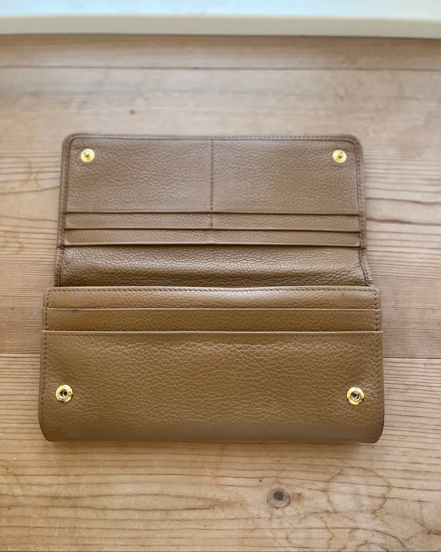 Prada long wallet