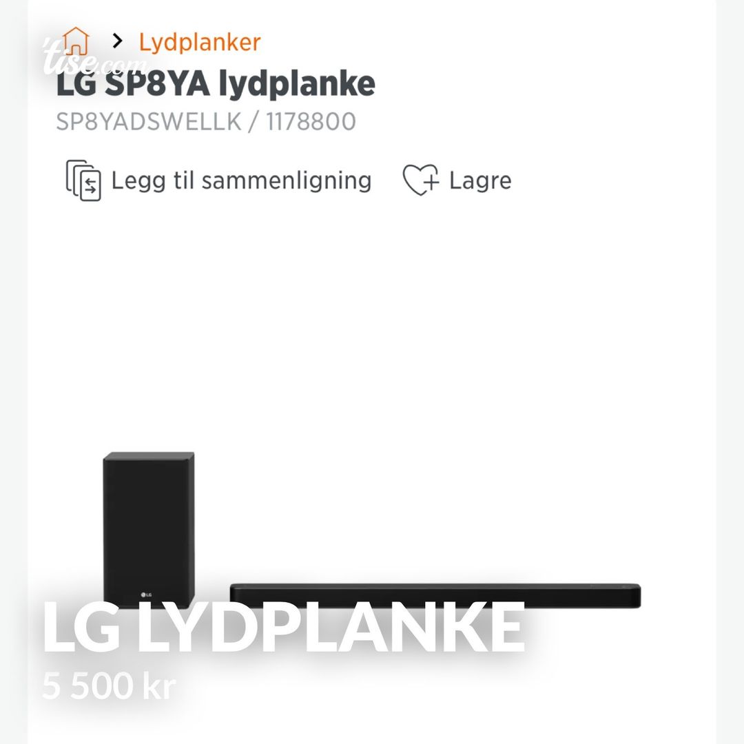 LG lydplanke