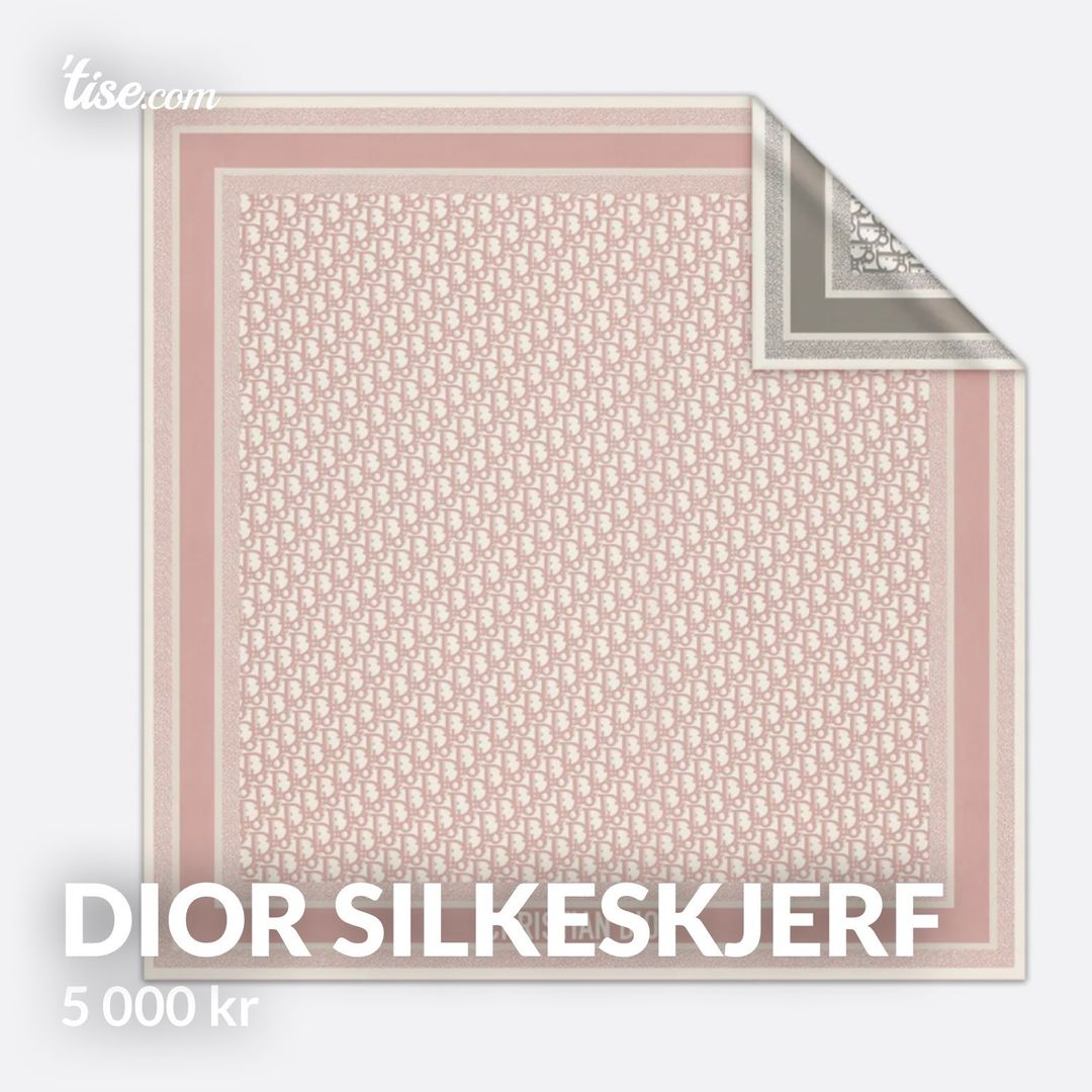 Dior silkeskjerf