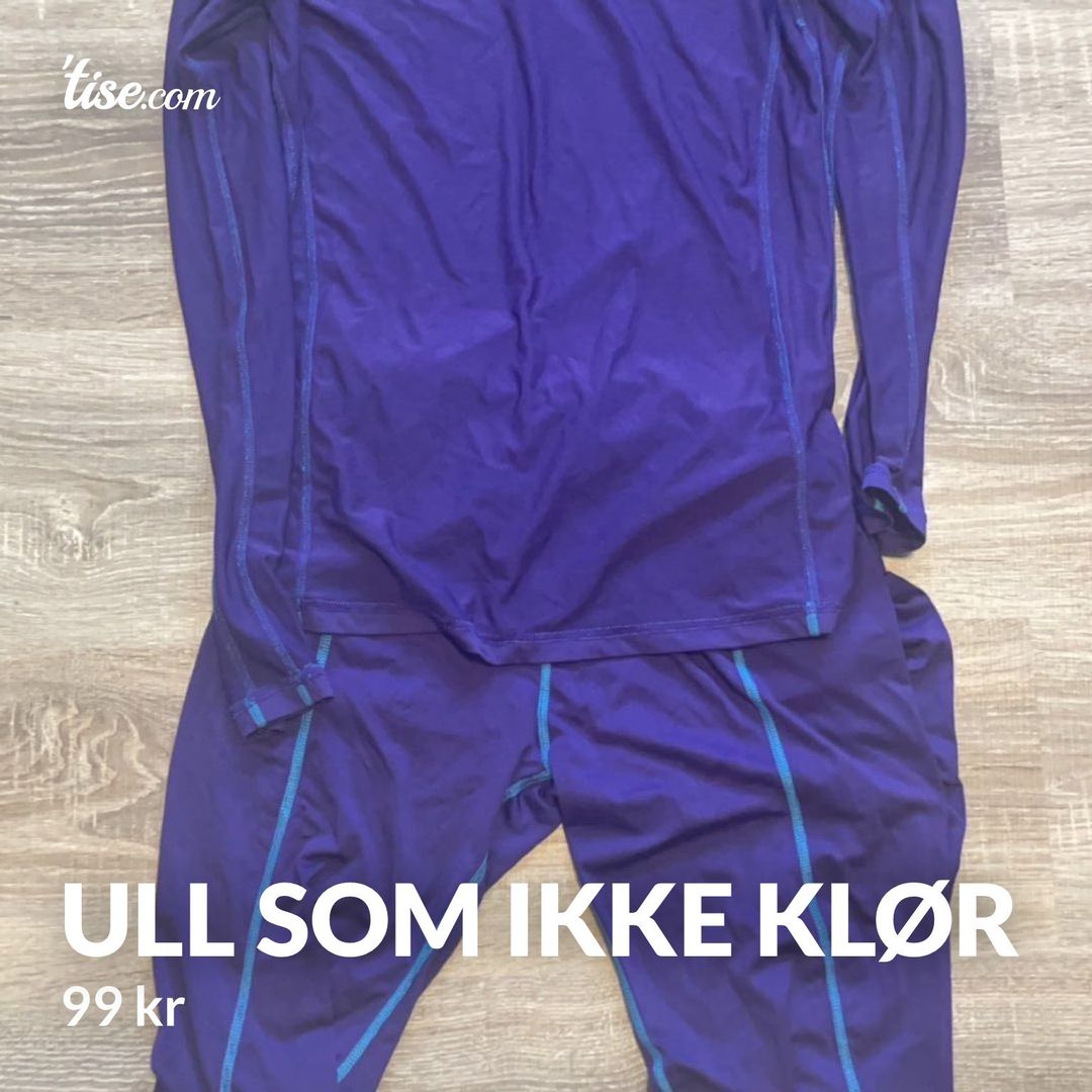 Ull som ikke klør