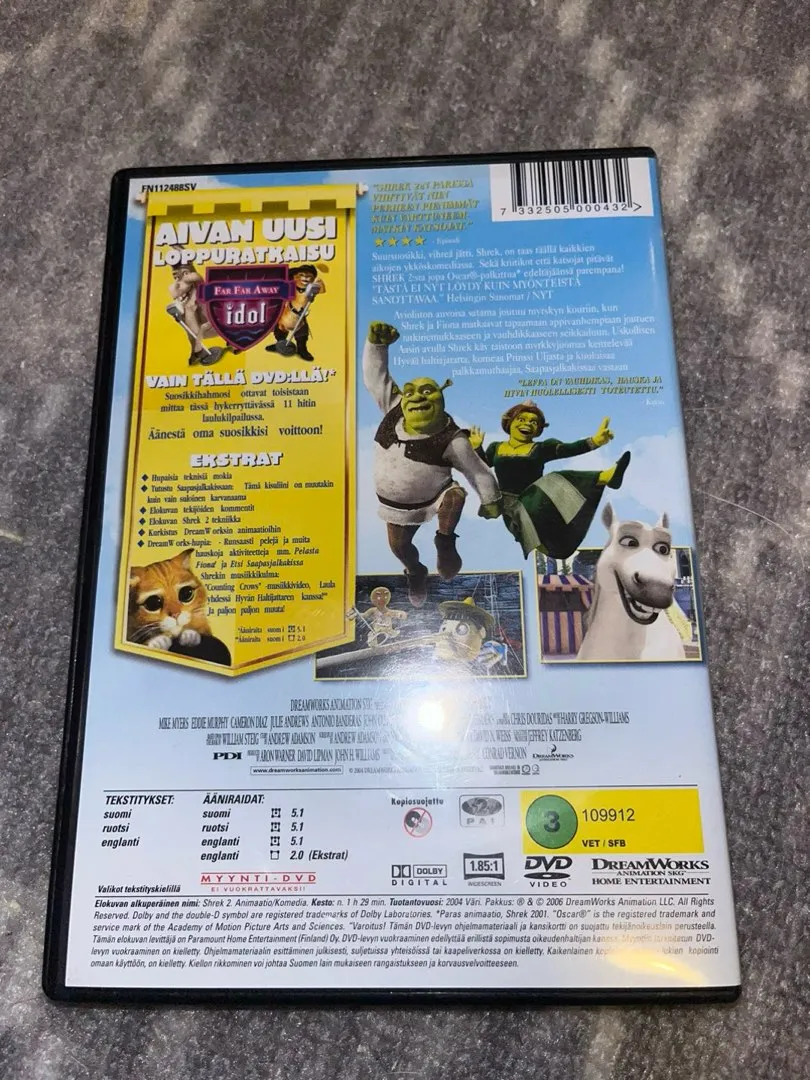 Shrek 2 dvd