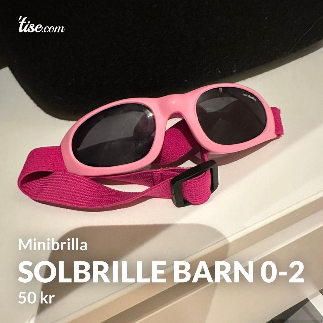 Solbrille barn 0-2