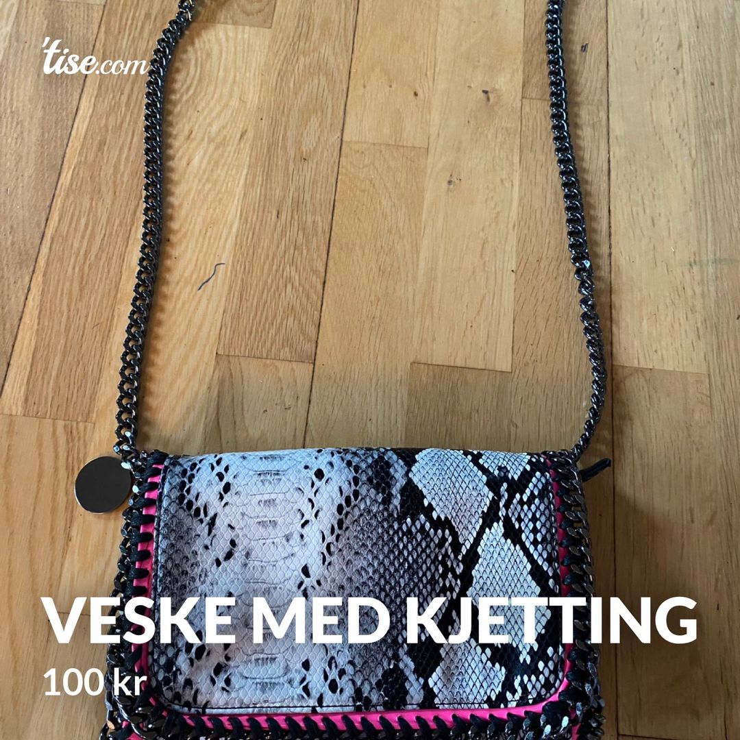 Veske med kjetting