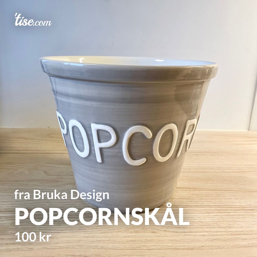 Popcornskål