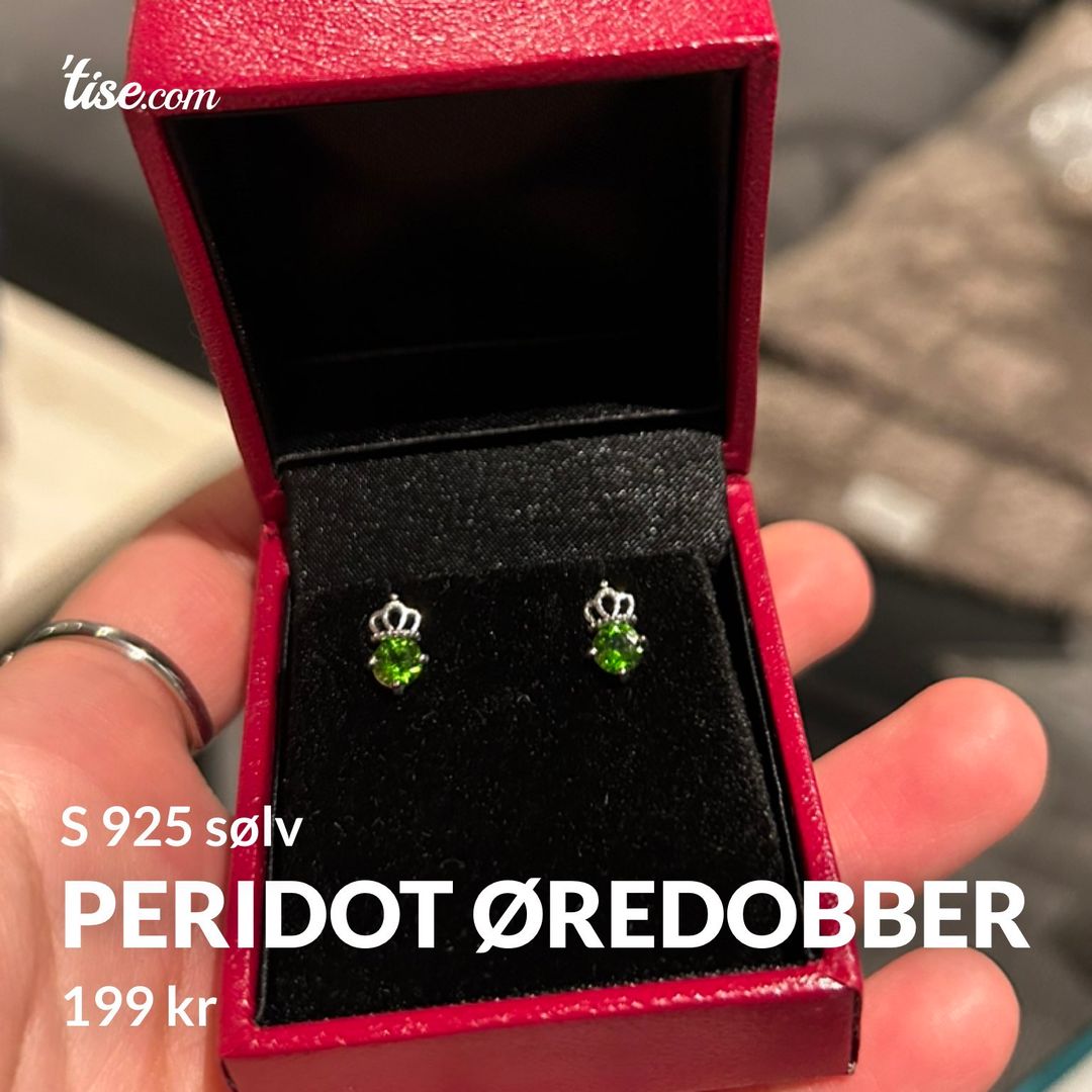 Peridot øredobber