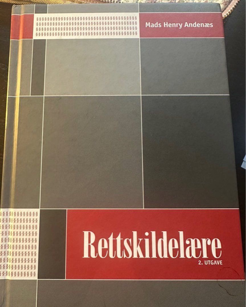 Rettskildelære