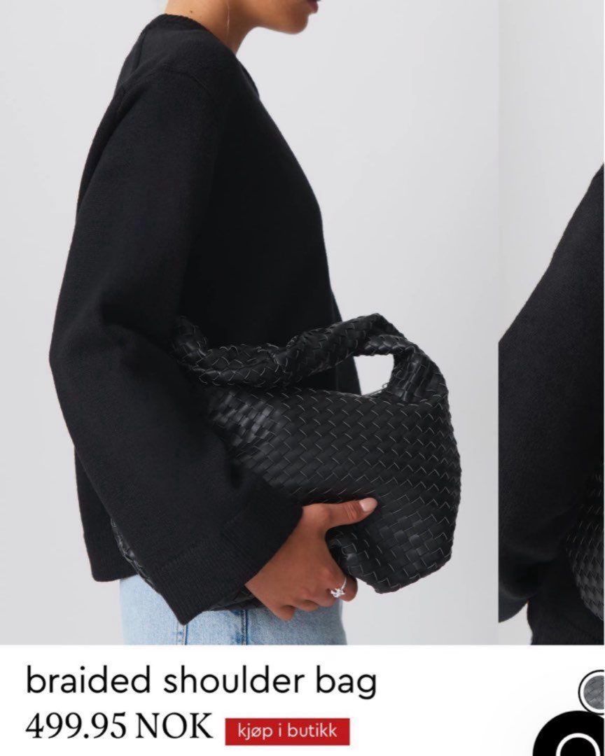 Braided shoulder bag