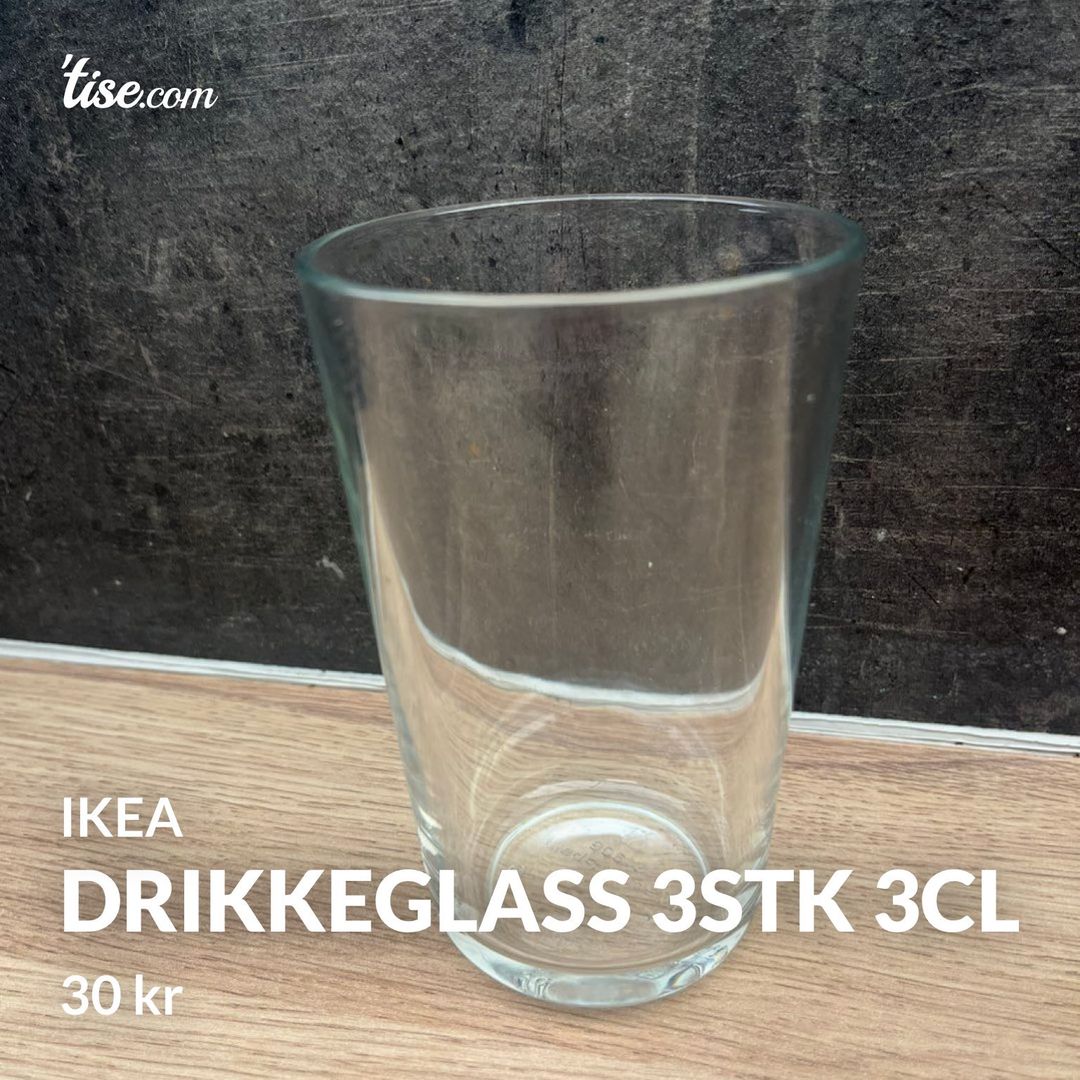 Drikkeglass 3stk 3cl