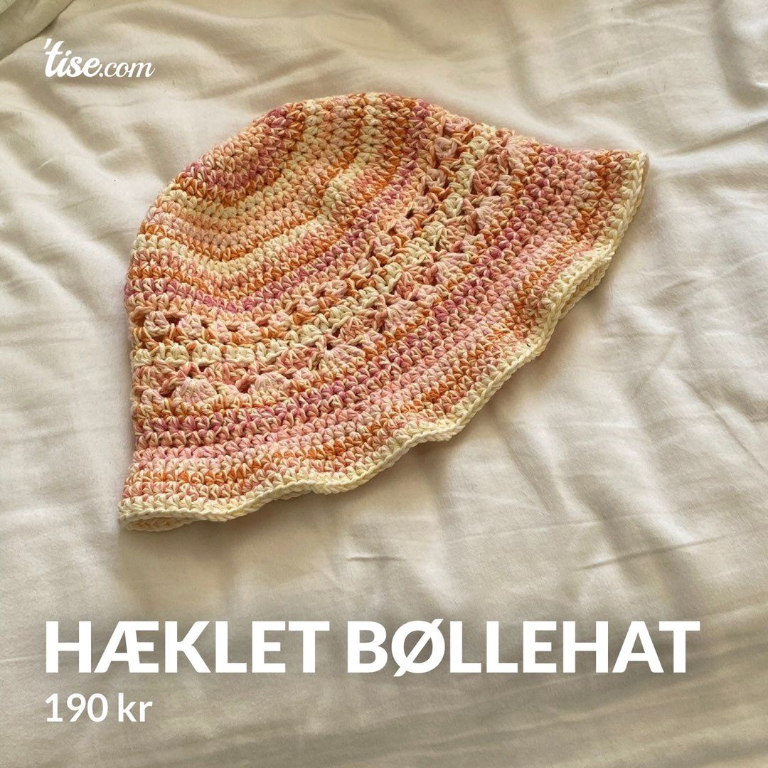 Hæklet bøllehat