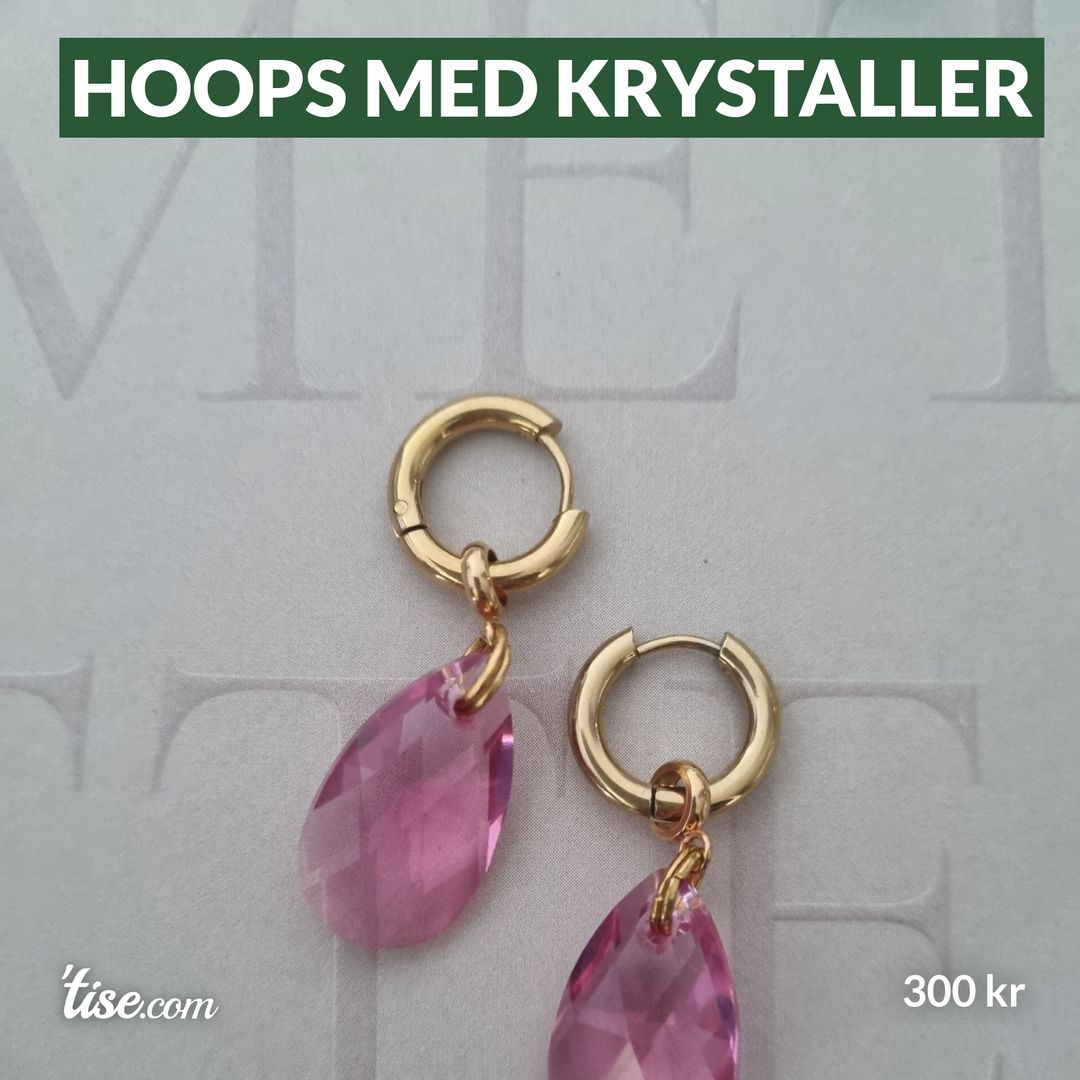 Hoops med krystaller